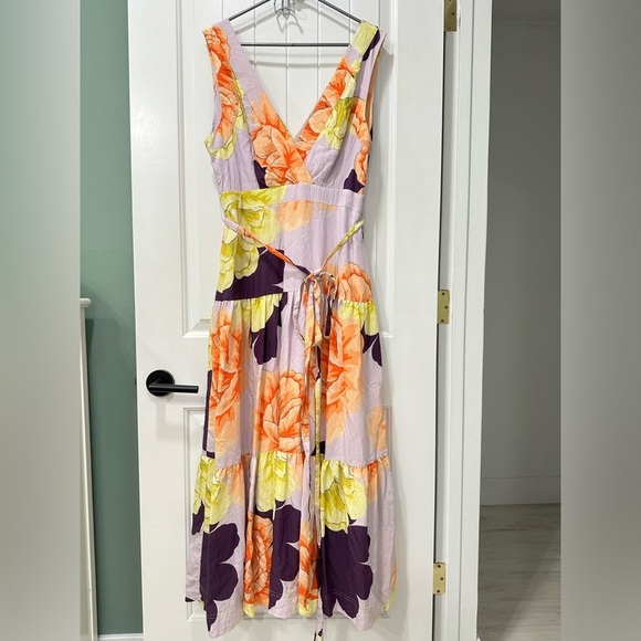 NWT Anthropologie Floral Wrap Maxi dress by Maeve - Picture 5 of 13